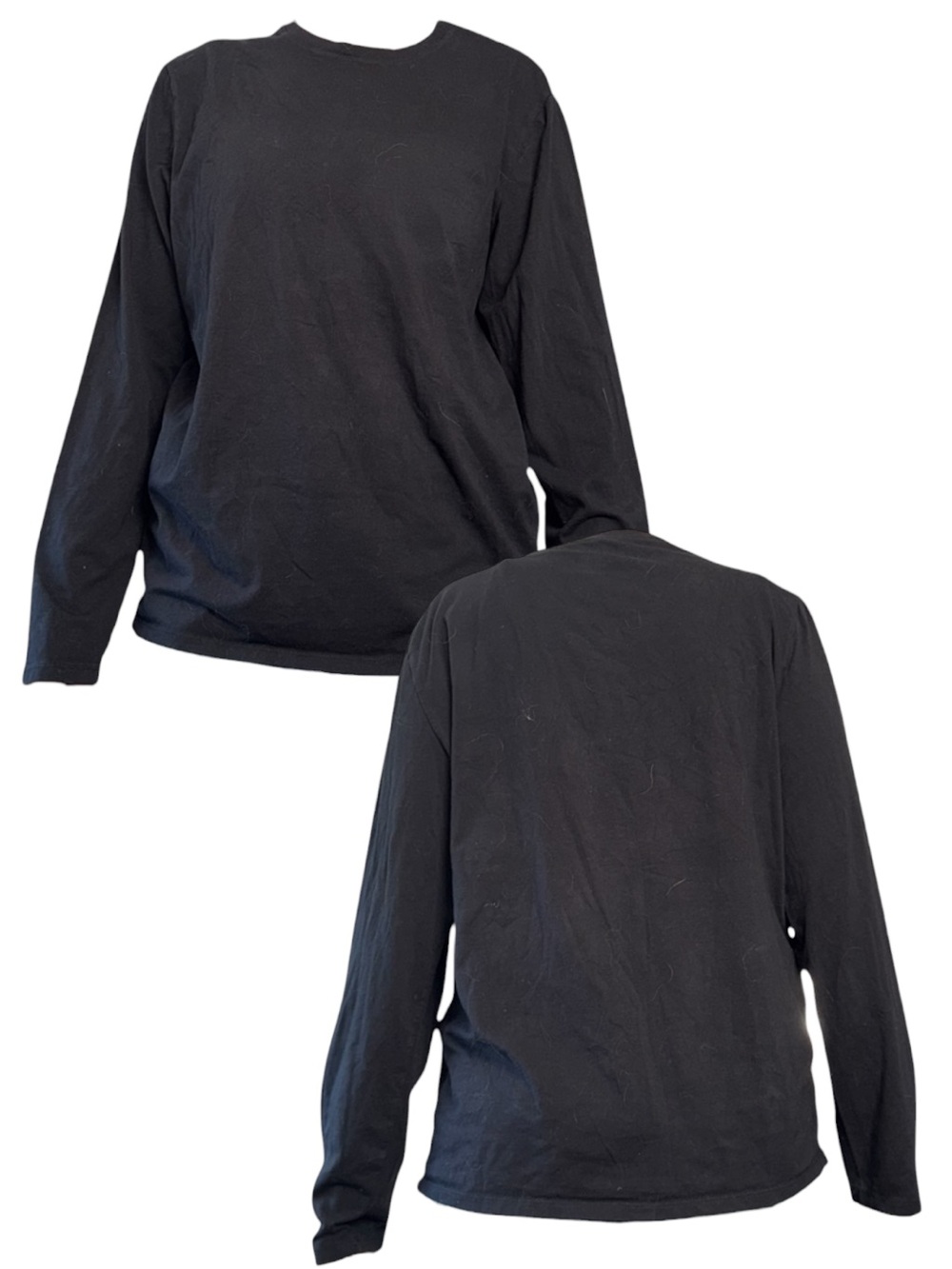Apt. 9 Premier Flex Long Sleeve Tee - Black